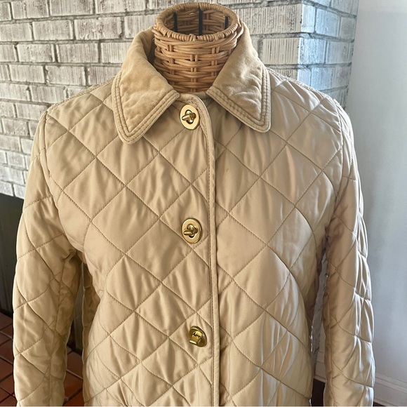 Coach quilted turn lock button coat S - Picture 2 of 11